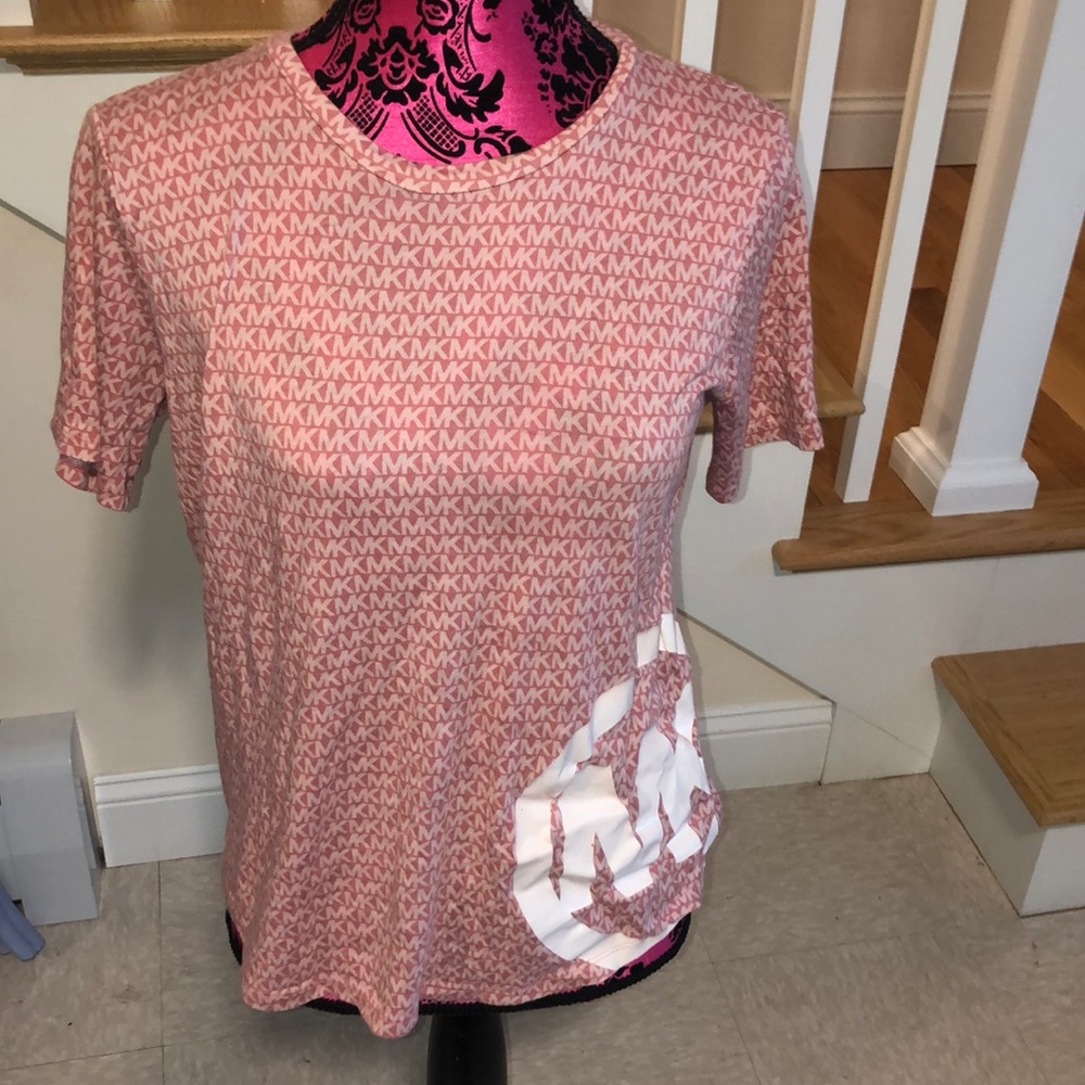 Michael Kors pink shirt size medium